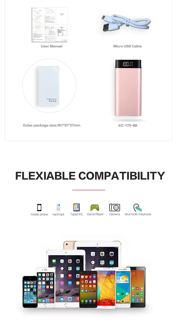 High quality wireless mobile charger power bank 20000mah - ANKUX.COM