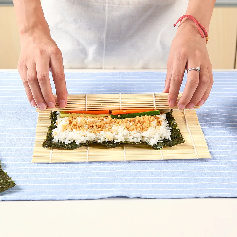 

Sushi Tools Roll Seaweed Rice Sushi Mat Mold Bamboo Rolling Mat