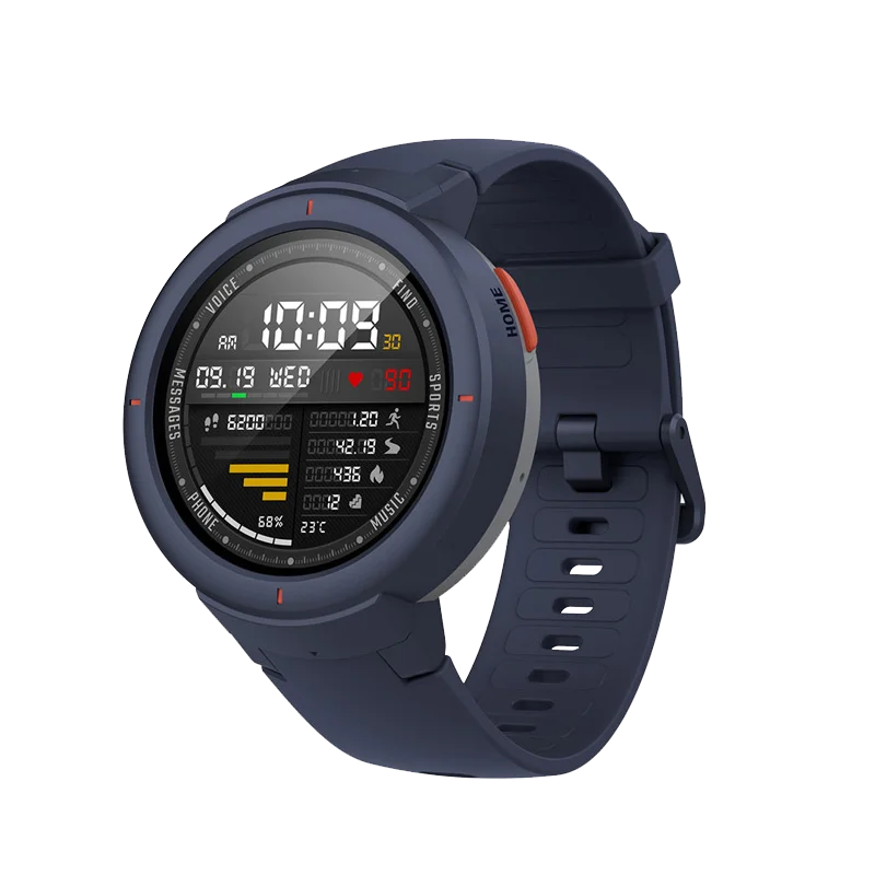 

Global Version Xiaomi Huami Amazfit Verge 3 Smart Watch IP68 Waterproof AMOLED Screen Smart Sports Heart Rate Watch