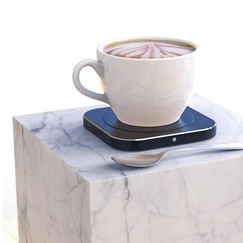 2019 amazon Hot selling Travel Mug with QI Fast wireless Charger heating cup with wireless charger