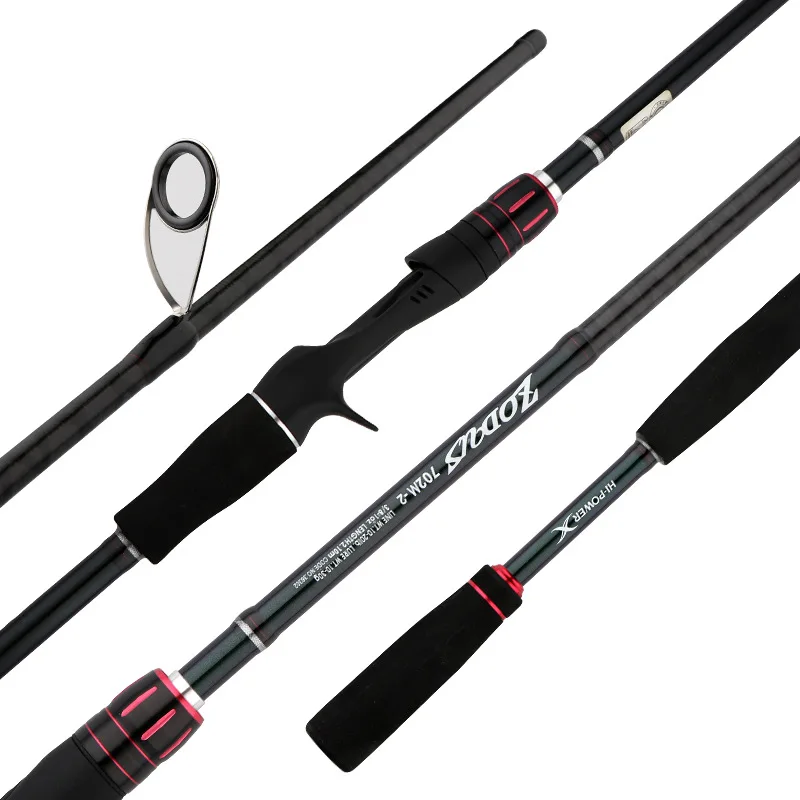 

High Carbon Ultralight Casting Titanium Alloy Tip Squid Fishing Rod, Black