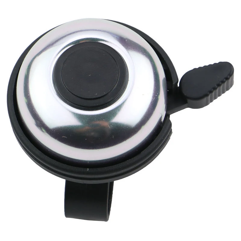 

Cycling Handlebar Ring Horn Sound Alarm Loud Silver Aluminum Alloy Mini Bicycle Bike Bell, 2 color