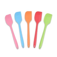 

10inch One Piece Design Solid Heat-Resistant Non Stick Baking Cooking Utensil Silicone Scraper Spatula With Stainless Steel Core