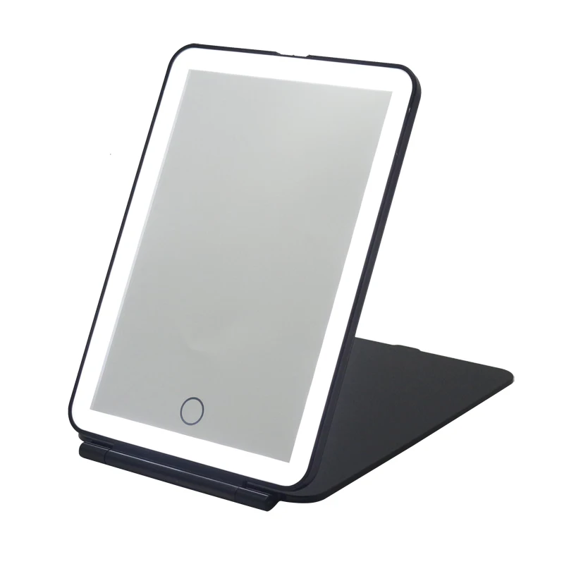 

Wholesales led makeup mirror with led lights 1.37cm thin led travel mirror