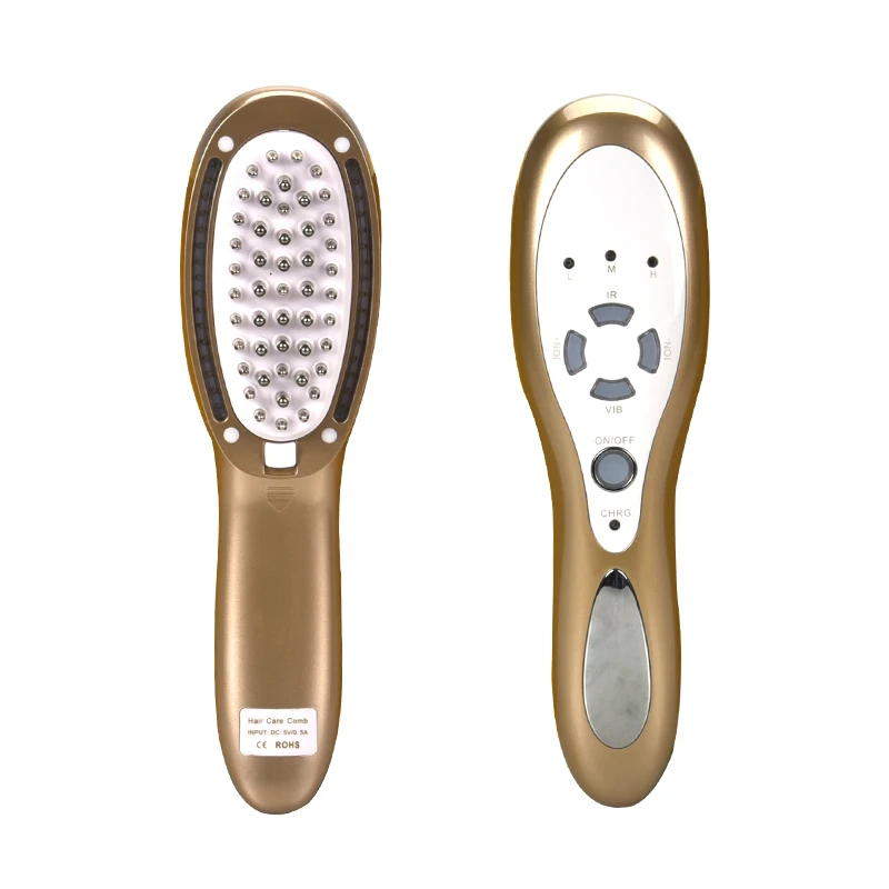 

MRIYA 2021 New Trending Mini Hair Oil Guide Liquid Head Massage Electric Anti Loss Dispensing Ionic Scalp Comb, White, pink, gold