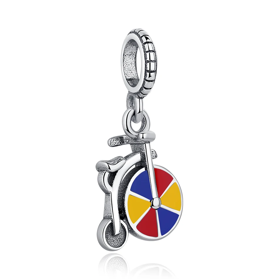 

Wheelbarrow Charms bead 925 Sterling Silver Bead Bicycle Charm Bead Fit Original Bracelet DIY Jewelry Making