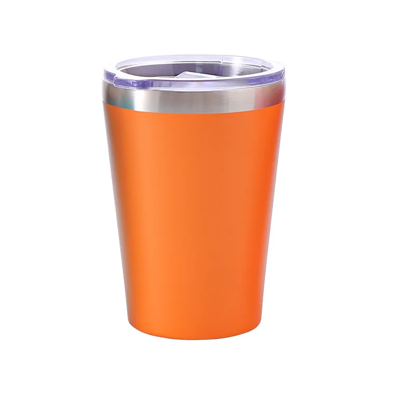 

Creative Multi colors portable 8OZ 12 OZ double wall stainless steel vacuum insulated car cup cold beer mug