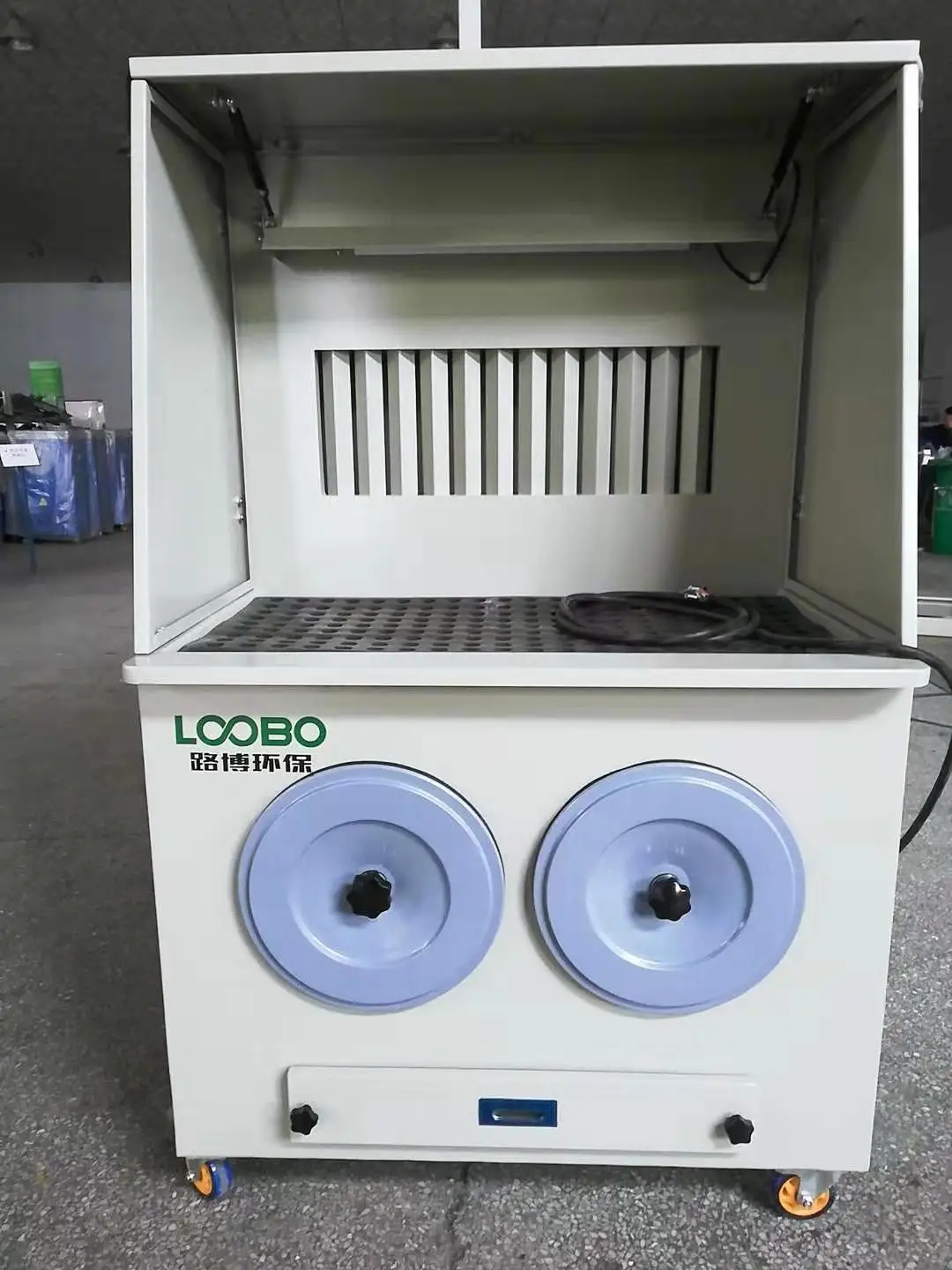 Industrial Metal Grinding Polishing Downdraft Dust Removal Downdraft