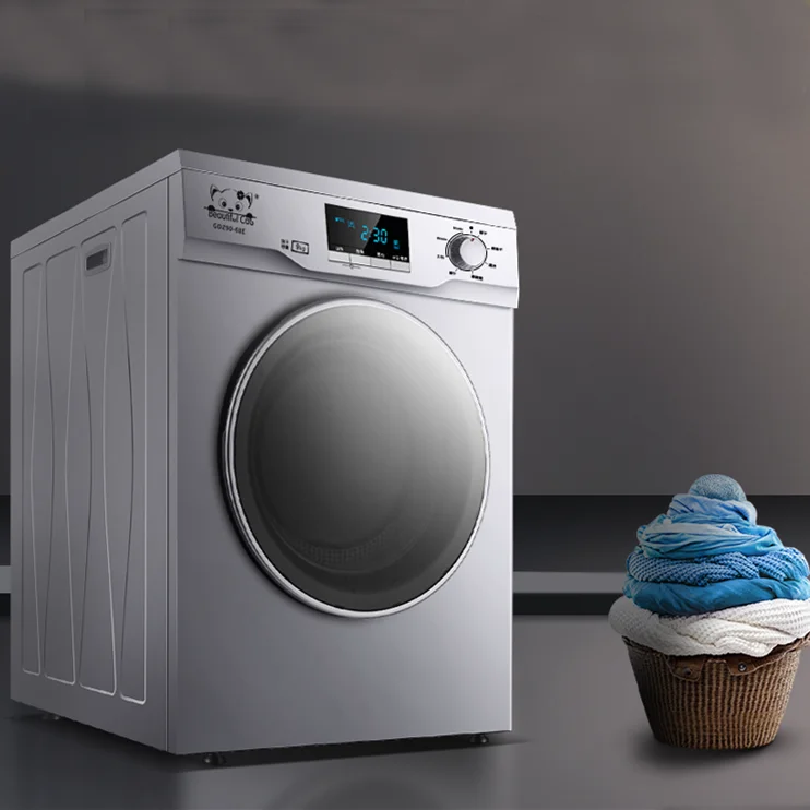 
9 kg home automatic portable electric clothes dryer machine/Silver 