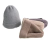 Hot selling fashion winter cap plain warm fluffy pompom beanie hat knitted hat