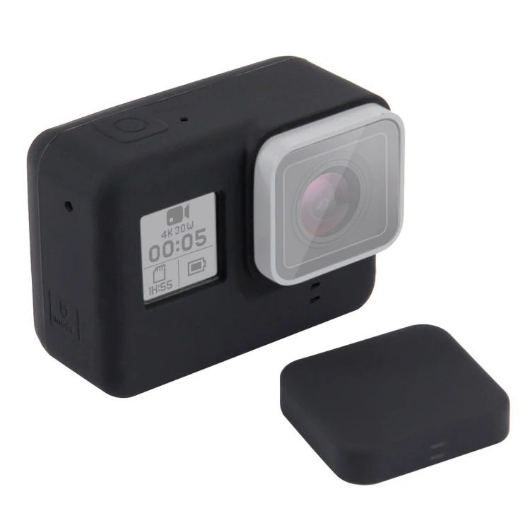 

High Quality Shock-proof Silicone Protective Case with Lens Cover for GoPro HERO7 Black /7 White / 7 Silver /6 /5