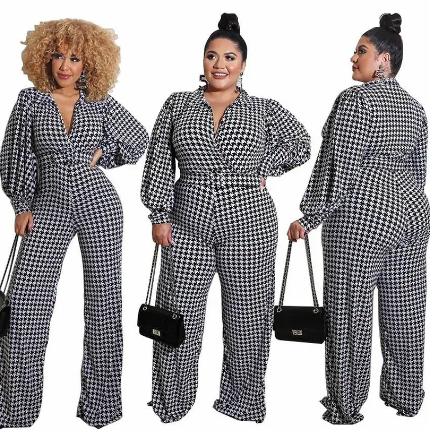 

Causal Elegant Onesie Women Clothing One Piece Rompers Plus Size Jumpsuit
