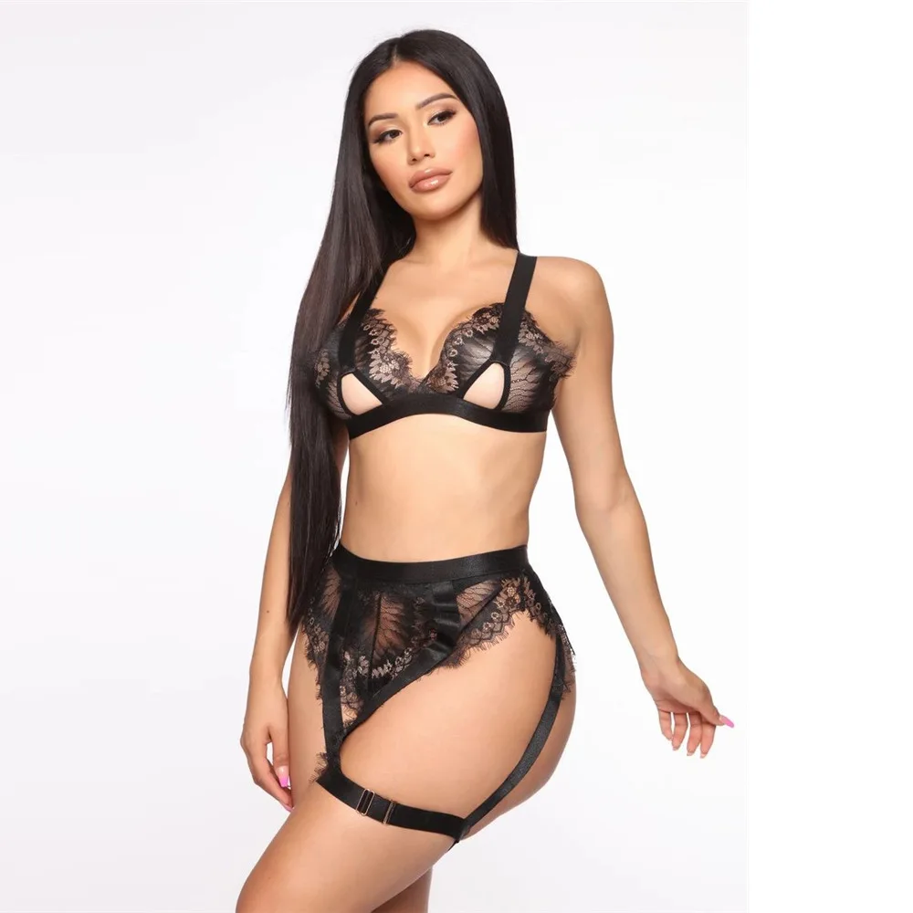 
Women transparent extreme temptation adult fashionable elastic lace Adjustment sexy female lingerie 