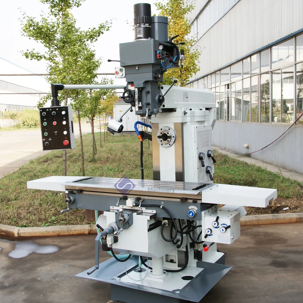 x6336 金属立式手动铣床铣削钻床