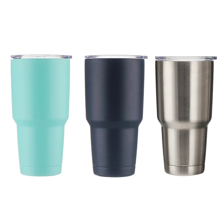 

Custom Logo Promotion Double Wall Stainless Steel Vacuum Insulated Tumbler 30 OZ, Any color as pms