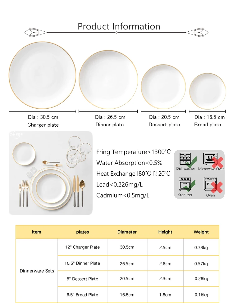 Juegos De Vajilla De Cerámica De Lujo Para Boda,Venta Al Por Mayor