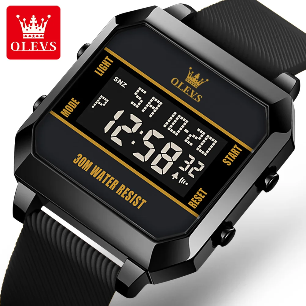 

OLEVS 1103 Digital Mens Sport Watches Luminous function Wrist new Design Men Wristwatch