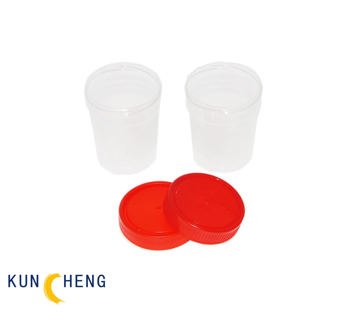 

urine specimen container 120ml RED PS