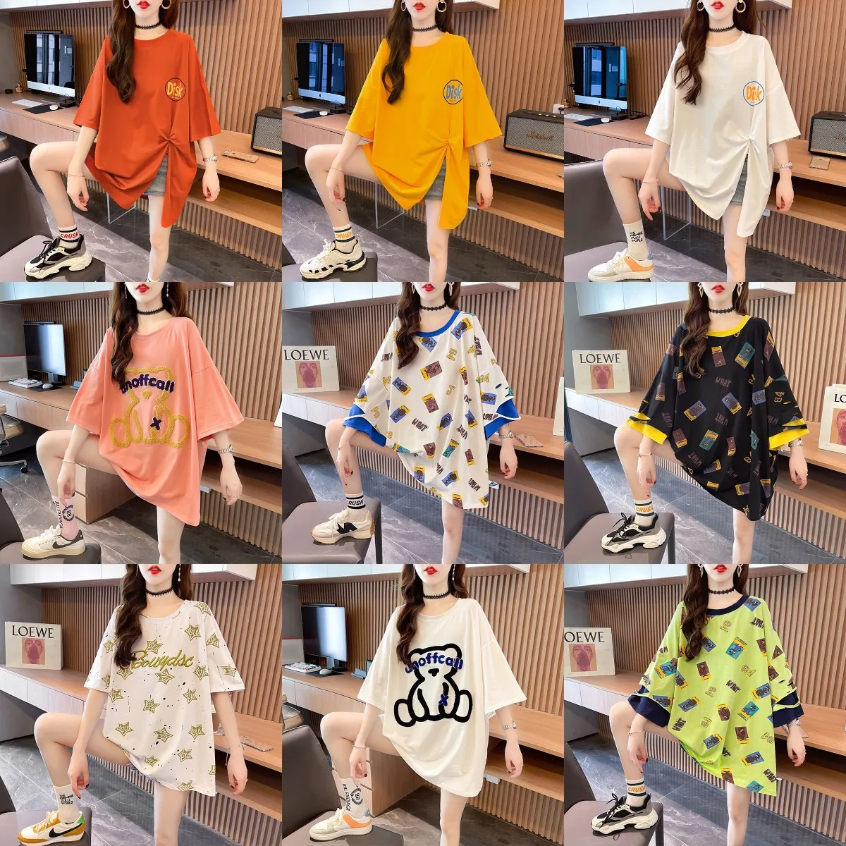 

graphic t shirts Fashion clothing casual letter print T-shirt short sleeve top white shirts for women women t-shirts