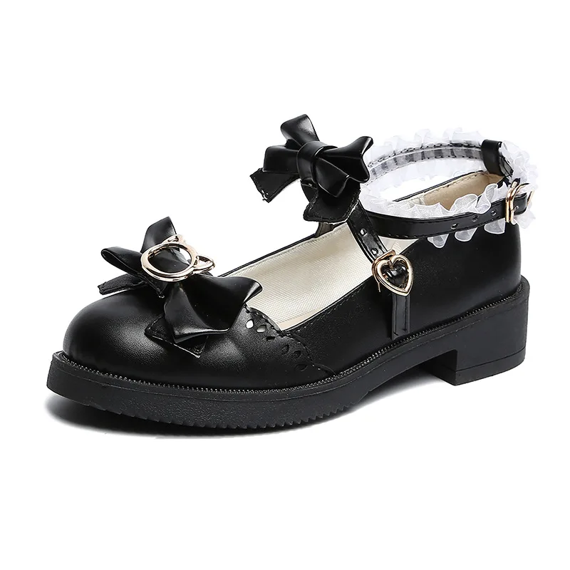 

Japanese daily Kawaii Sweet wild melurus shoes women ladies lolita shoes women flat, As photos