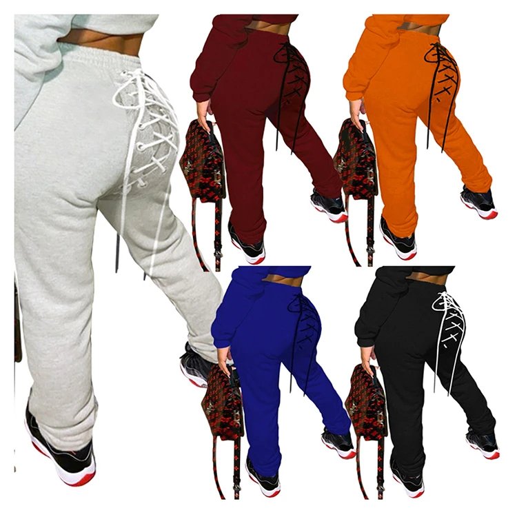 Lowest Price Good Quality Womens Fashion Trendy 2021 Ladies Pants Women Jogger Pants Womens Trouser Pants