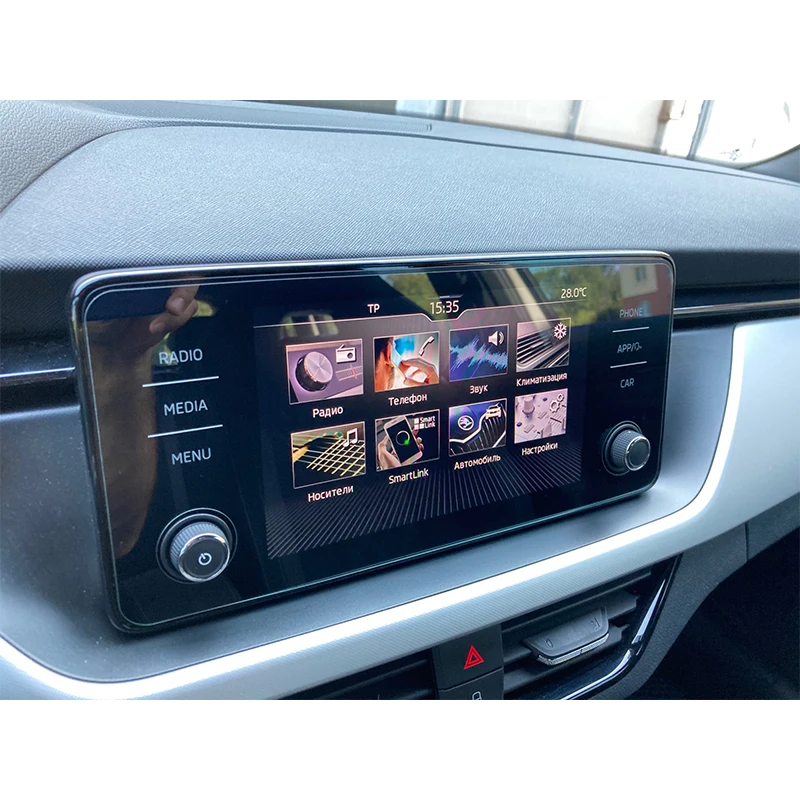 

Car Android Stereo Radio Screen Protector For Skoda Rapid Kamiq GT VW Polo GPS Navigation 8 Inch Auto Multimedia DVD Player Film