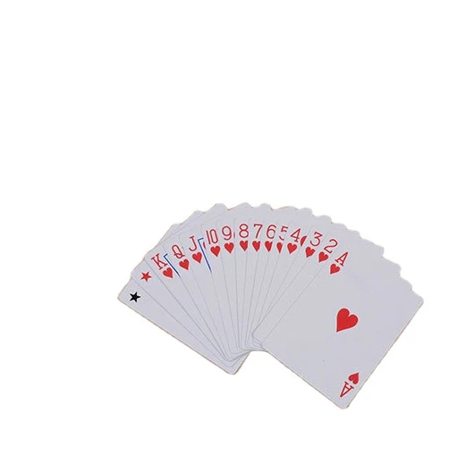 

Texas Hold'em glossy PVC Red and Blue Color Casino Cards casino high quality in stock playing cards