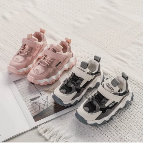 

Hot Selling Fashion Casual Kids Sports Shoes 2020, Pink/grey