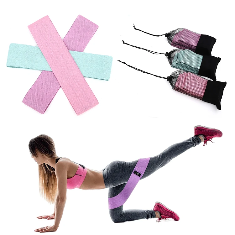 

Yiwu Deed Sports 3 pcs/set Men Women Fitness Home Booty Glutes Hip Circle Resistance Exercise Bands, Existing colors as picture showing