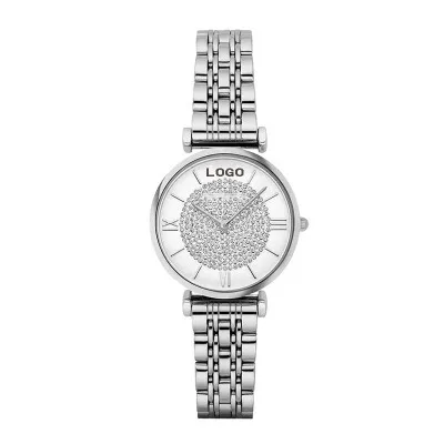 

2019 new starry rhinestone ladies fashion luxury Wrist watch fashion private label watch