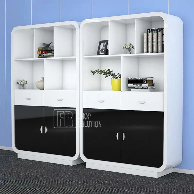 
Customized High Quality Commercial Furniture Wood Office Equipment Shelf Filing Cabinet 