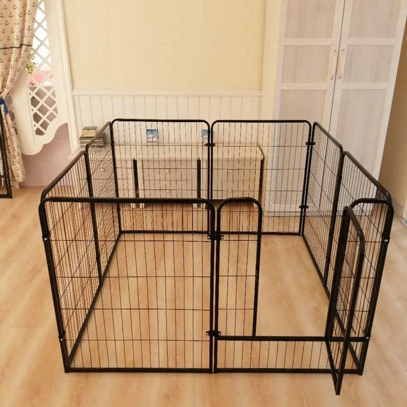 

Hot 60*70 Dog mental fence Playpen Crate dog cage, White,pink,black