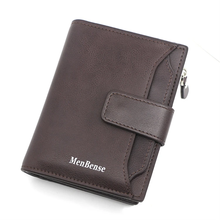 

Luxury Purse Casual Small Mini Leather Wallets Vintage Gentle Men Slim Wallet, Multi-colors