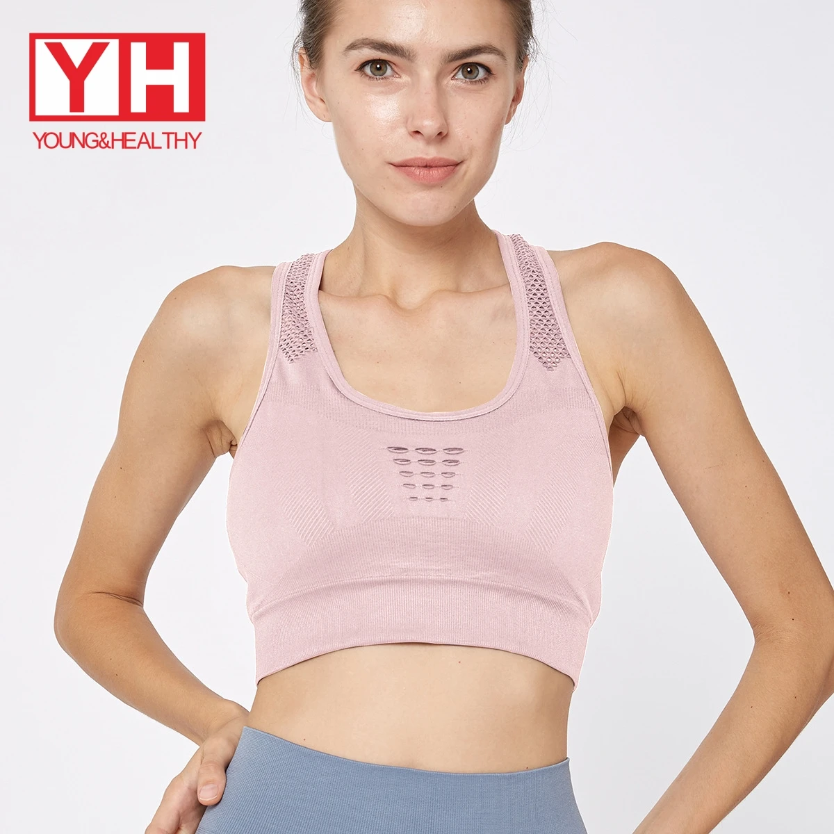 

Promotional High Support Custom Racerback Women Activewear Sports Bra