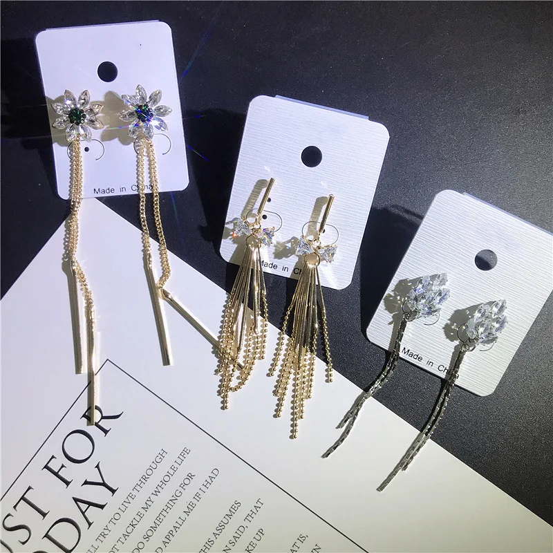 

LUOXIN Elegant Jewelry Silver Plating Round Cubic Zirconia Stud Earrings set