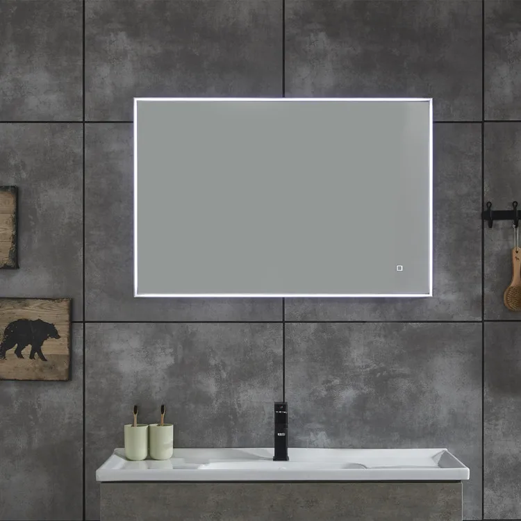 新兴防雾大壁镜新款触摸功能浴室led镜面带灯