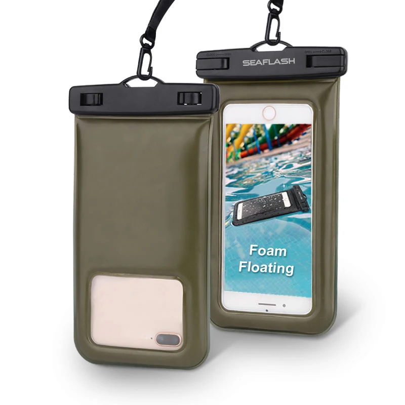 

Summer Vocation Must-have Waterproof Phone Pouch Bag Fashion Black Waterproof Custom Floating Phone Bag