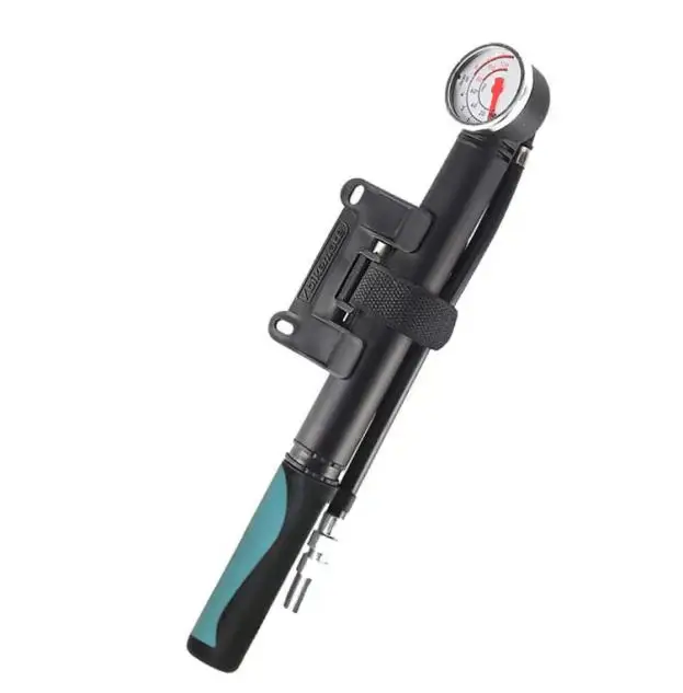 

Bicycle Pump With Pressure Gauge 120 PSI Hand Air Pump Bike Presta and Schrader Ball Road Tire Mini Cycling Hand Pump, Customized color