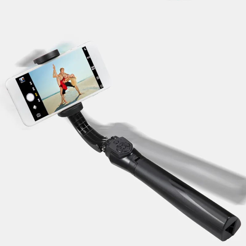 

High quality smart electric automatic tripod selfie stick remote control 360 rotation
