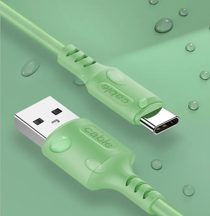 

Hot Sale High Quality Fast Charger Cable Computer Phone Usb Multifunction 1M Color Shenzhen One To Three Liquid Data Line, 4colors