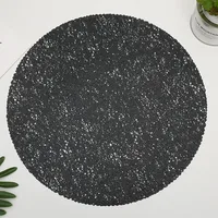 

round pvc hollow placemats