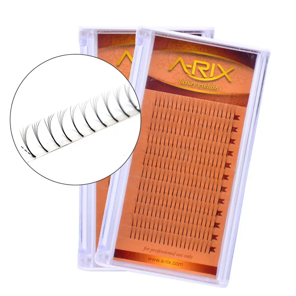 

4d private label custom eyelash packaging 3d volume lash extensions