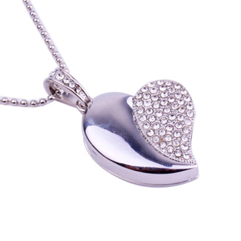 

JASTER Shining heart shape flash memory pendrive 8GB 16GB 32GB 64GB 128GB USB2.0 sublimable scan disk USB flash drives