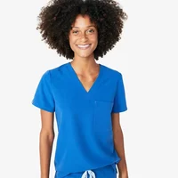 

fashionable stretch medical scrubs nursing dental uniform