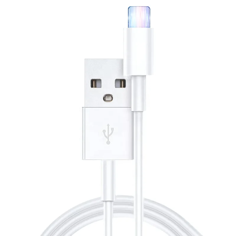 

For Iphone Data Cable Mobile Phones 1M 2M 3M Flat Android Micro Usb Fast Charging Micro Type c 8Pin USB C Charger Cables Kits, White or customized