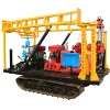 crawler mounted hydraulic drilling rig machine for boring well and core sampling