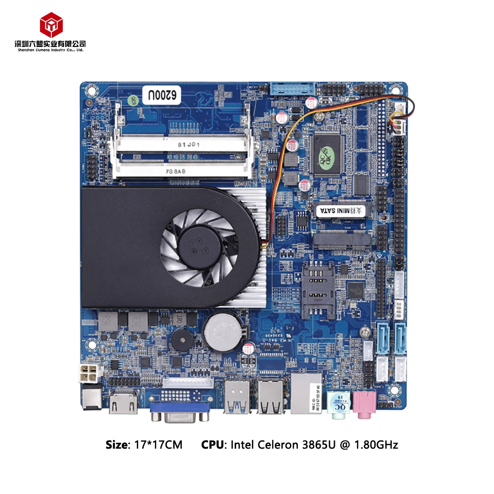 

OEM/ODM 7th 3865U dual processor cheap motherboard mini pc board combo mainboard desktop MINI-ITX nano itx motherboard