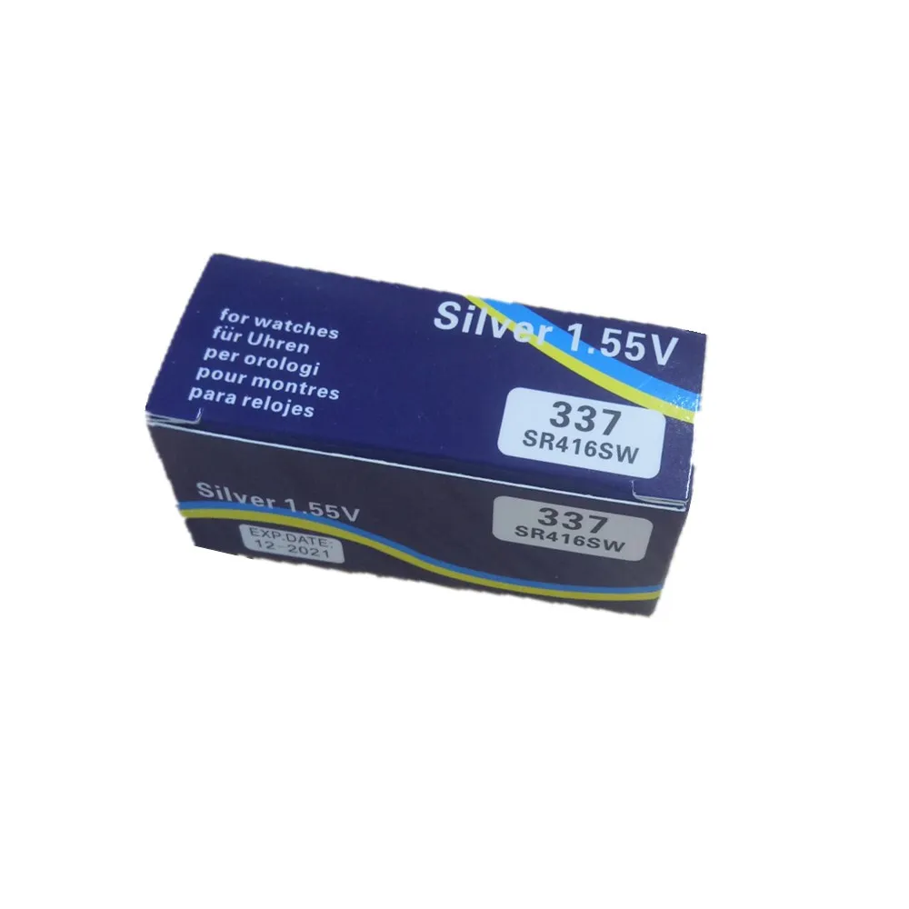 
High quality New 1.55V Silver Oxide 337 battery 337 battery 218 headphones VIP smart VIP por A808 earphoneA007 headset for sony 