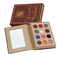 

Eyeshadow Palette 12 Colors Highly Pigmented Shimmer Magic Book Eye Shadow Palette Long Lasting Waterproof Makeup
