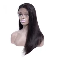 

Free Shipping Wholesale Cheap 150% Density Cuticle Aligned Brazilian Straight Hair Wigs Human Hair Lace Front Wigs